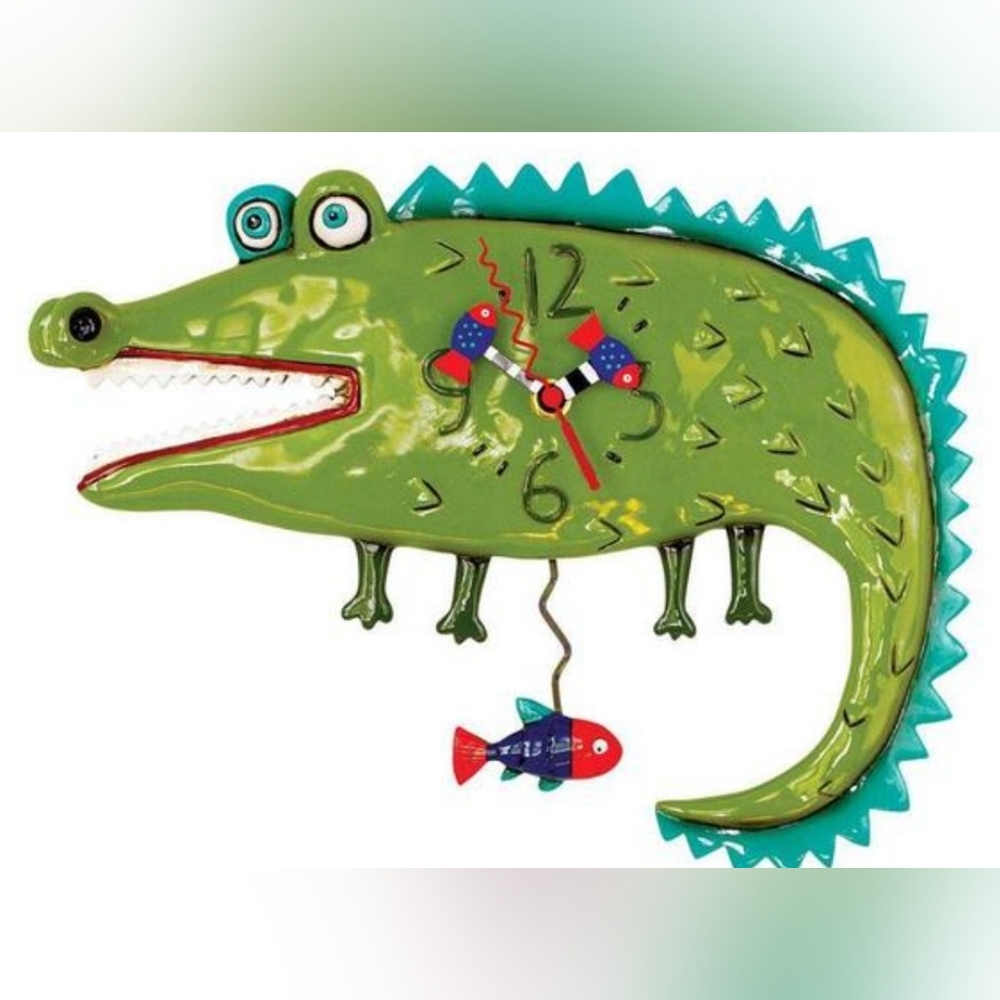 Cool Later Gator Clock